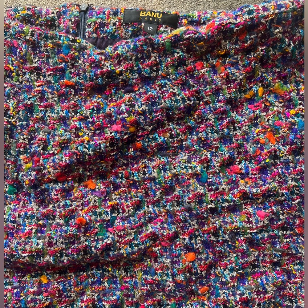 Colorful pencil skirt